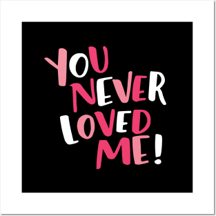You Never Loved Me Darcey Posters and Art